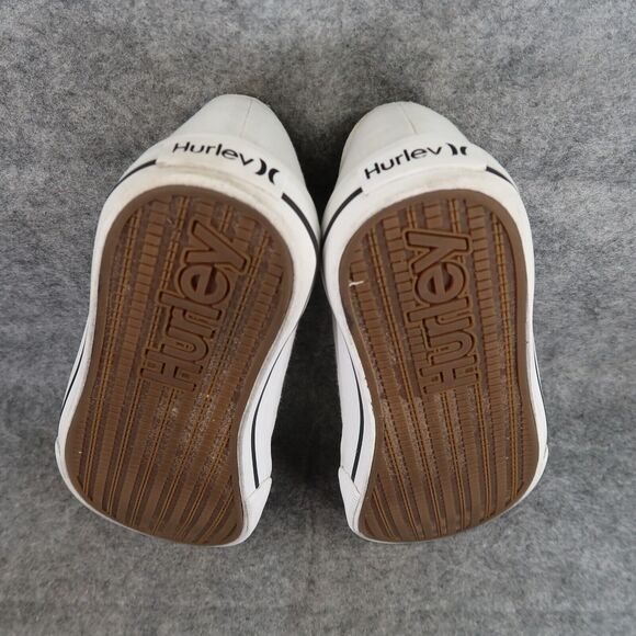 Hurley Shoes Womens 9 Sneakers Casual Canvas Lace Up Ceta Skater Lifestyle White - Picture 10 of 12